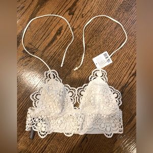 Urban Outfitters Ivory Lace Bralette